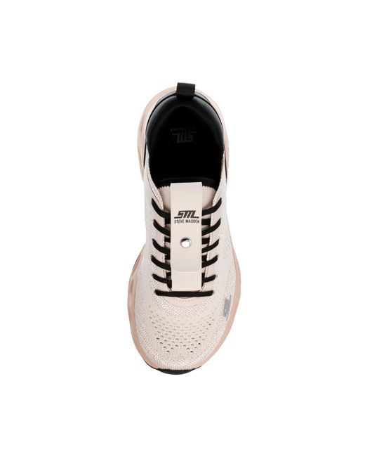 Steve Madden Pink Surge Low Top Trainers