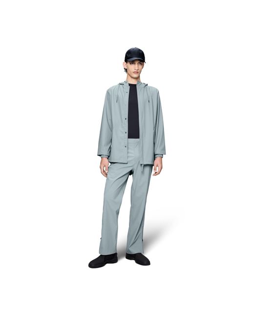 Rains Blue Fishtail Waterproof Jacket