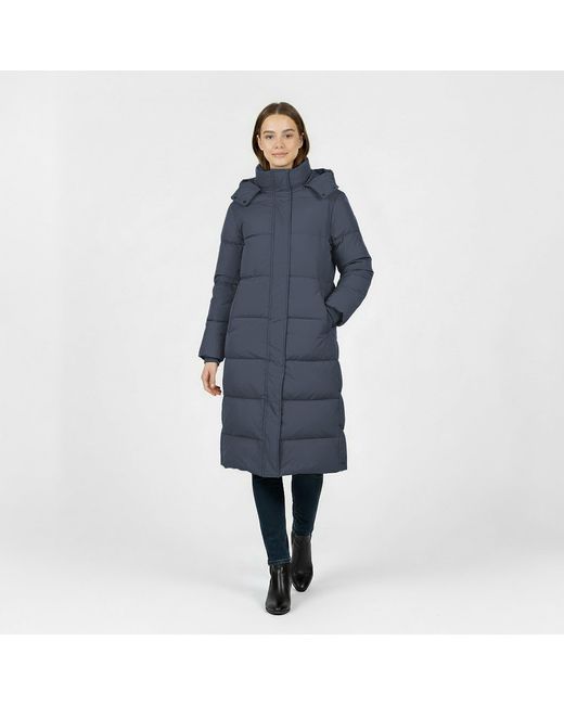Jack Wills Blue Water Resistant Wind Resistant Detachable Hood Short Puffer Jacket