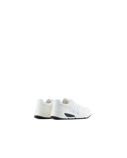 ARMANI EXCHANGE White Trainers for men