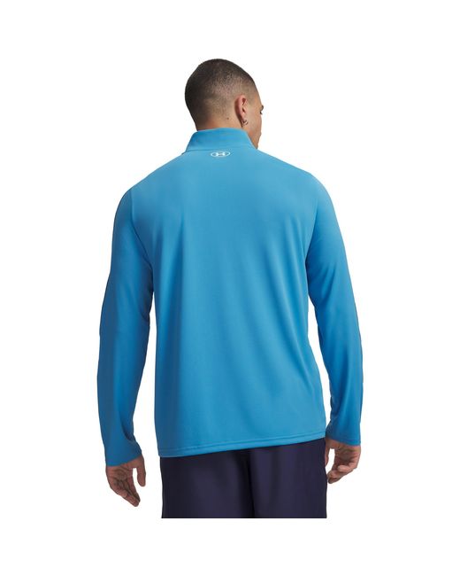 Under Armour Blue Tech ½ Zip Long Sleeve for men