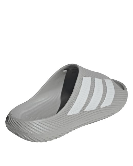 Adidas Gray Pool Sliders for men