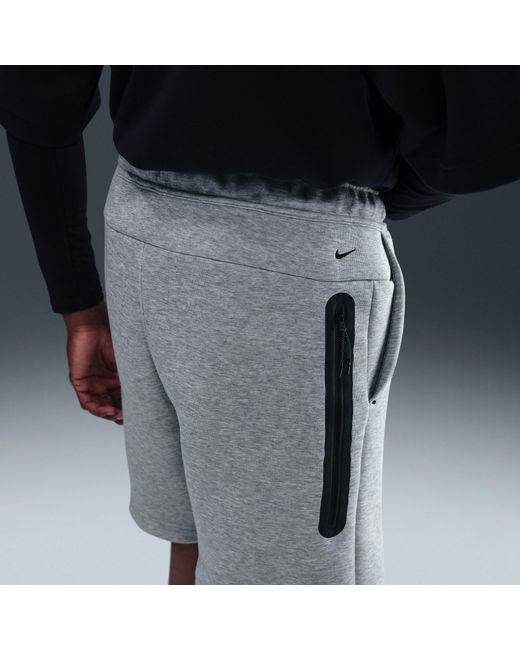 Nike Black Sportswear Tech Fleece Shorts for men