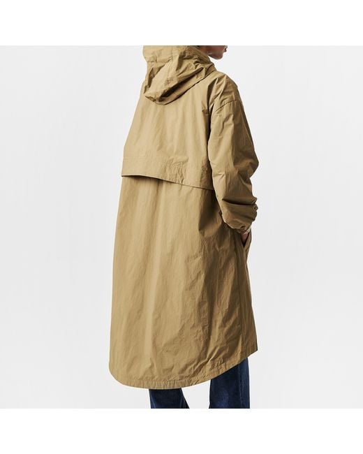 Barbour Natural Naboo Funnel Neck Long Sleeve Showerproof Rain Anorak