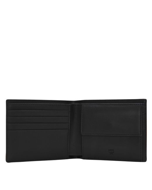 MCM Black Logo Wallet for men