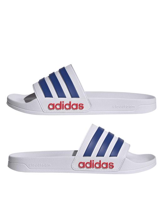 Adidas Blue Adilette Shower Slider for men