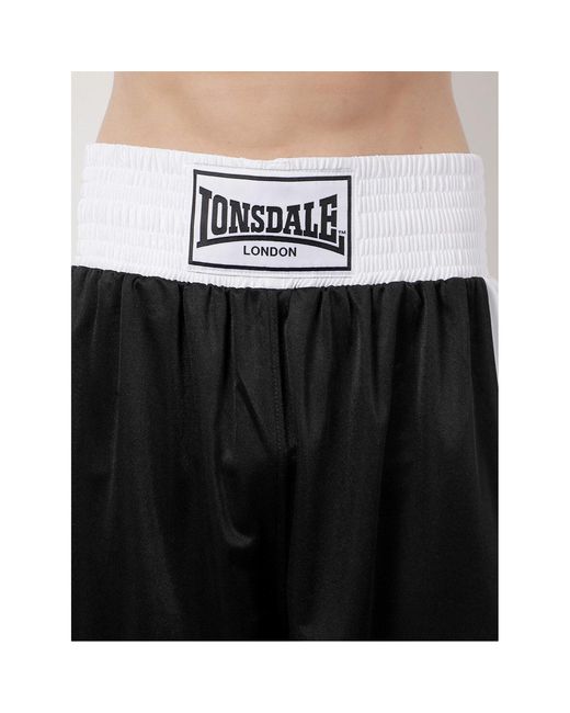 Lonsdale Black Boxing Shorts for men