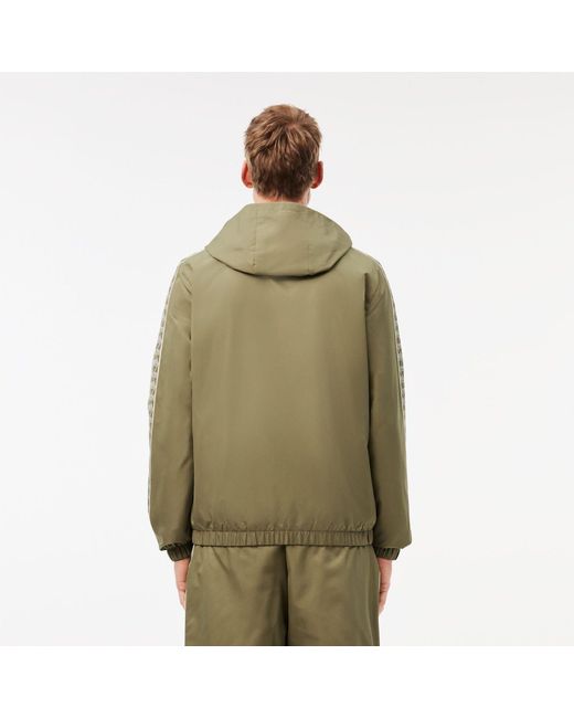 Lacoste Green Tennis Monogram Track Jacket for men