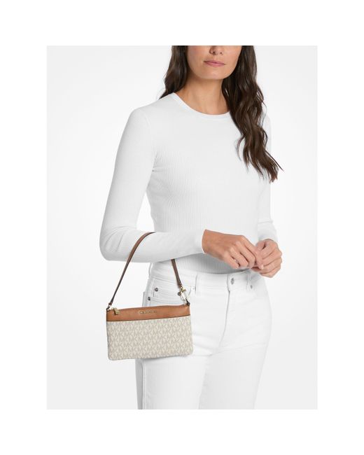 MICHAEL Michael Kors White Jetset Shoulder Bag