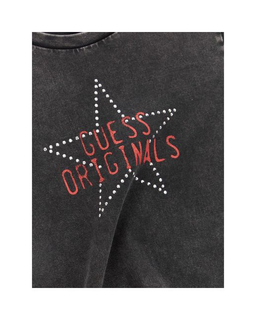 Guess Black Star Std Bby T Ld44