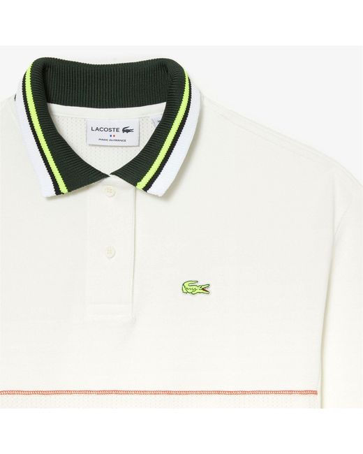 Lacoste White French Made Polo Dress