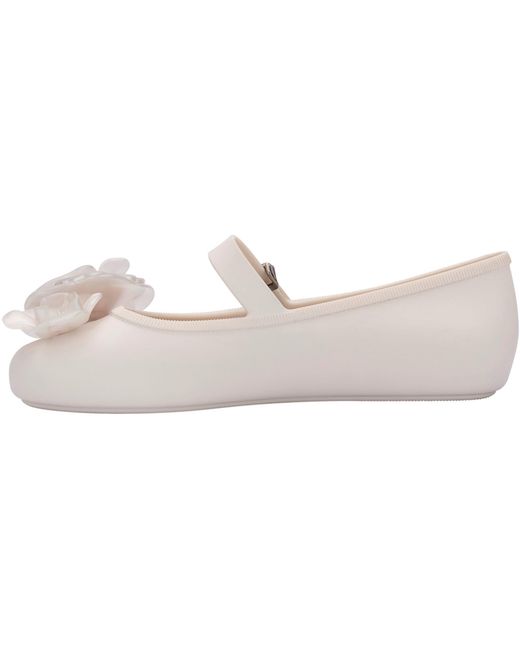 Melissa White Petal Ballet Pumps
