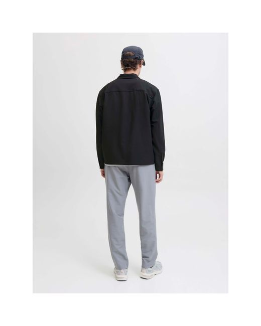 Jack & Jones Black Commute Overshirt for men