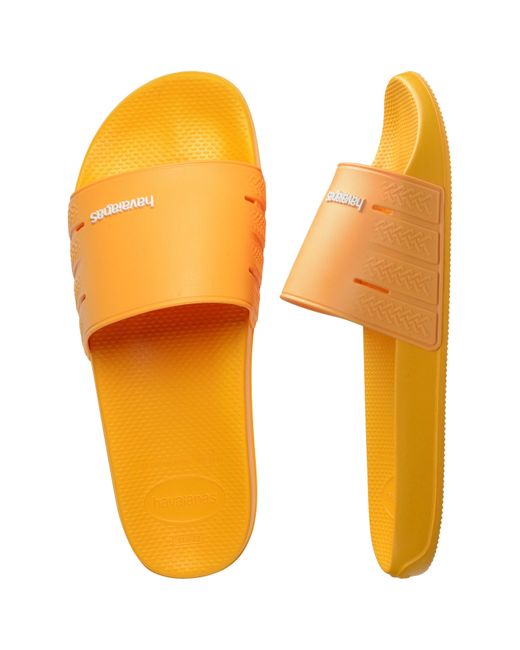 Havaianas Orange Slide Zero Pool Sliders for men