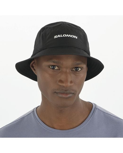 Salomon Black Shakeout Bucket Hat