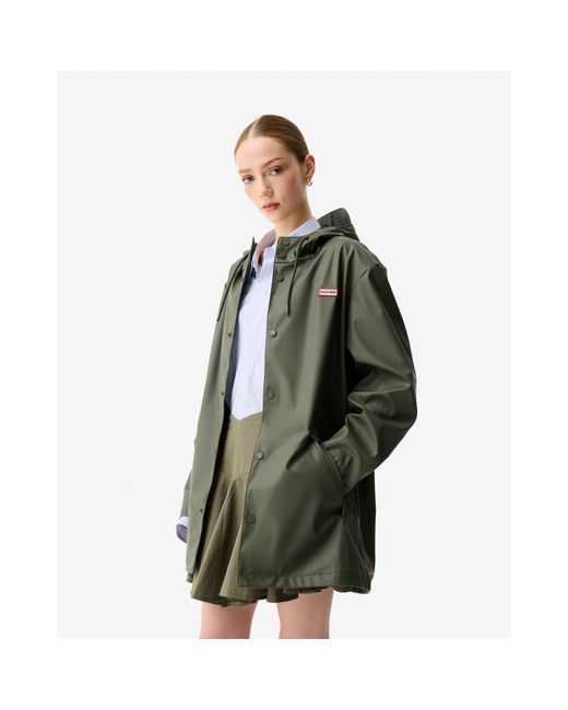 Hunter Green Jo Otb Rain Anorak