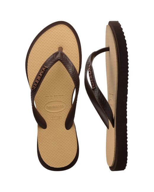 Havaianas Natural Top Point Fusion Flip Flops