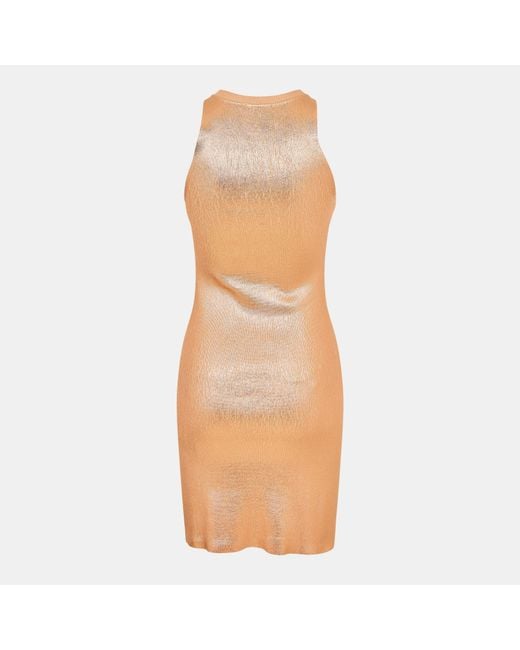 DIESEL Brown Knitted Jumper Dress