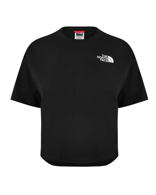 The North Face Black Simple Dome Crop T-Shirt