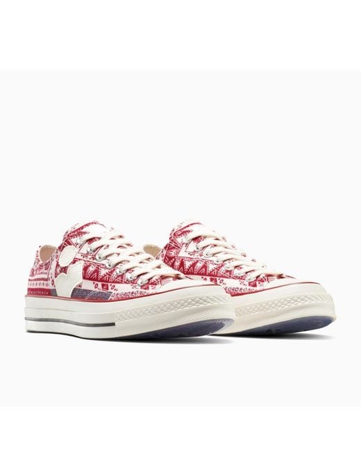 Converse Pink Adults Chuck 70 Ox Canvas Trainers