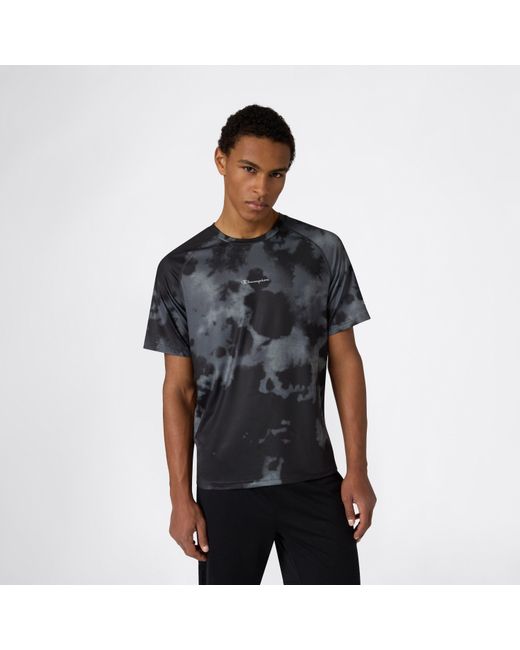 Champion Black Short Sleeve Performance Gym Top for men