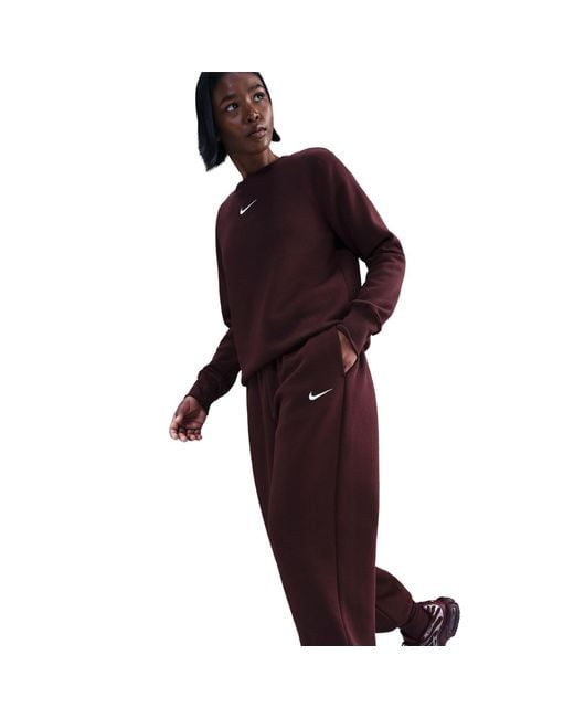 Nike Brown Phoenix Fleece Joggers