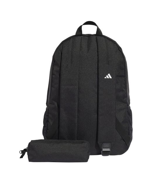 Adidas Black Backpack With Pencil Case