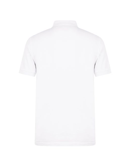 Farah White Blanes Short Sleeve Polo Shirt for men