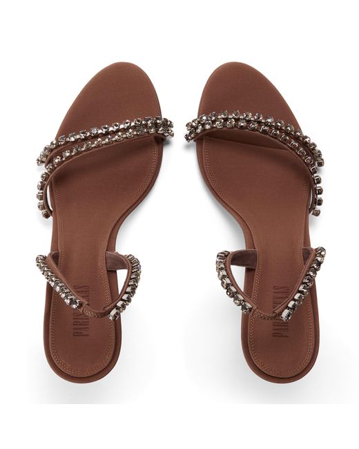Paris Texas Brown Saint Tribte 85 Mule Ld41
