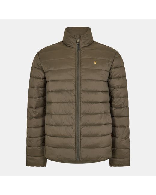 Farah Green Joel Quilted Jacket for men