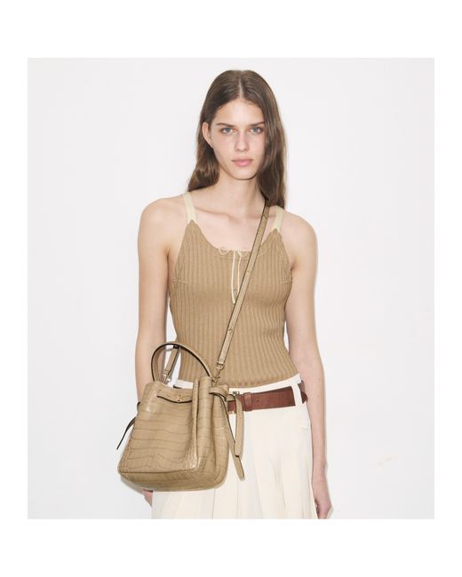 Tory Burch Natural Romy Bucket Bag