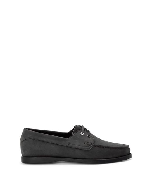 Brioni Black Tube Loafers for men