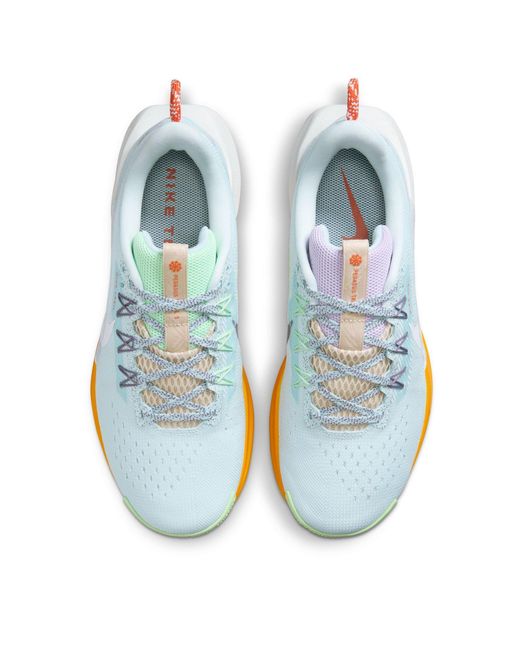 Nike Blue Reactx Pegasus Trail 5 Running Shoes
