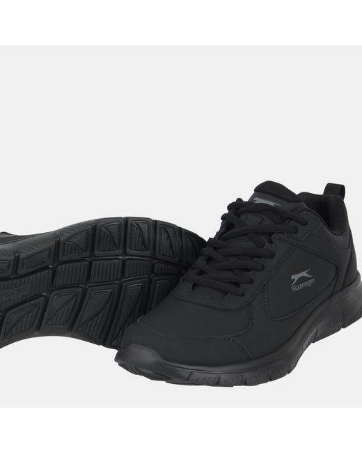 Slazenger 1881 Black Force Mesh Trainer for men