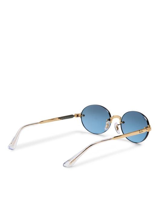 Ray-Ban Metallic 0Rb3929 Round Sunglasses