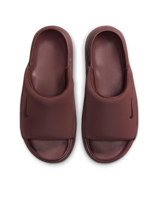 Nike Brown Calm Elevation Slides