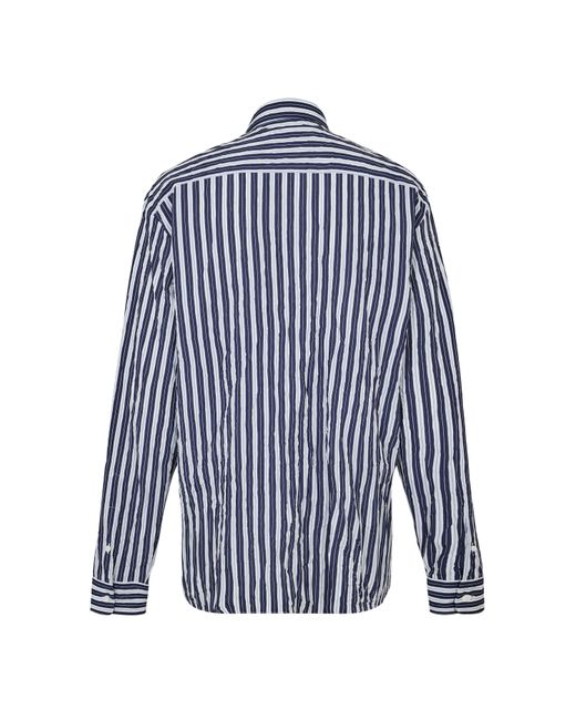 DSquared² Blue Long Sleeve Patterned Shirt for men
