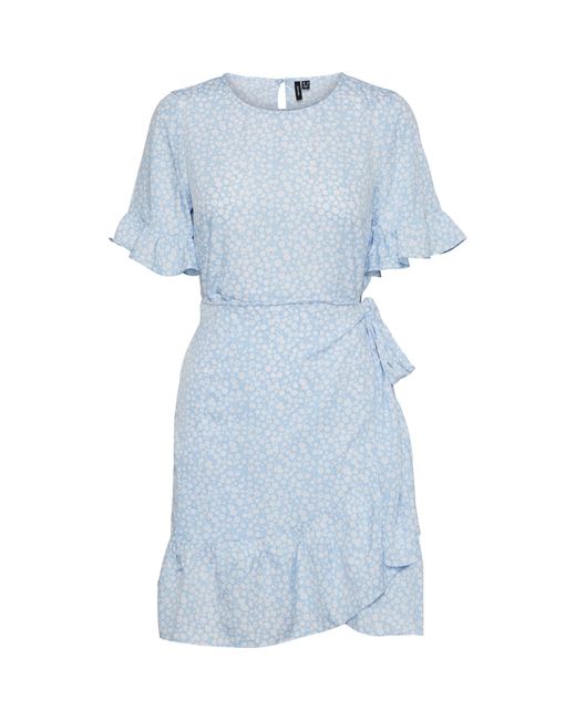 Vero Moda Blue Henna Mini Dress