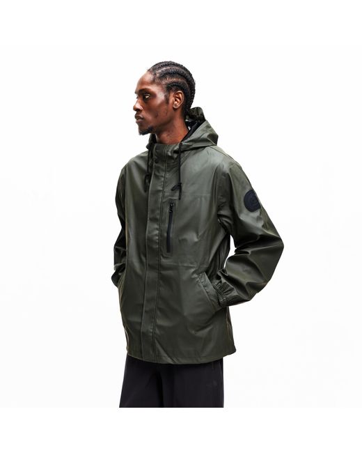 Jacket Gray Elements Rain Anorak for men