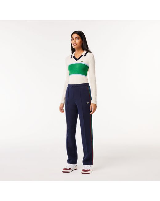 Lacoste Blue Closed Hem Woven Joggers