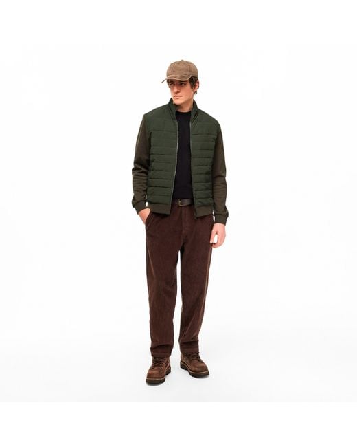 Barbour Green B.Intl Collins Quilted Jacket for men