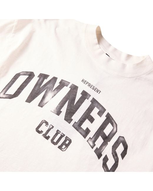 Represent White Owners Club Oversized T-Shirt for men
