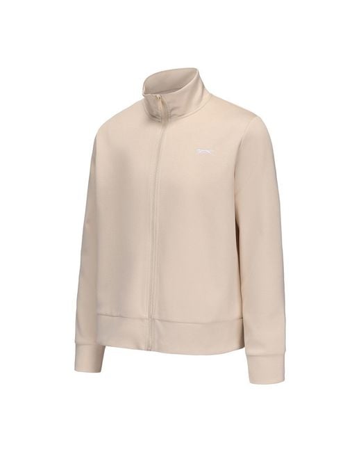 Slazenger 1881 Natural Leisure Full Zip Long Sleeve Softshell Jacket