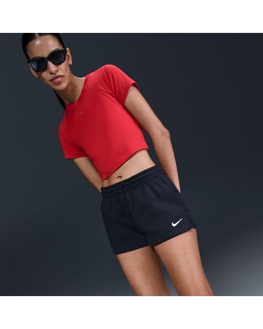 Nike Black Sportswear Essential French Terry Shorts
