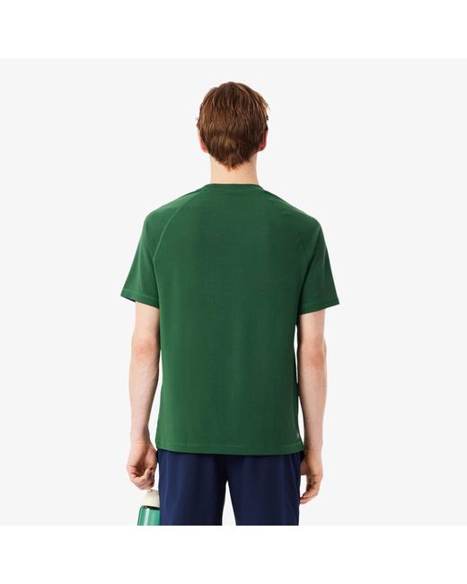 Lacoste Green Short Sleeve Performance T-Shirt for men