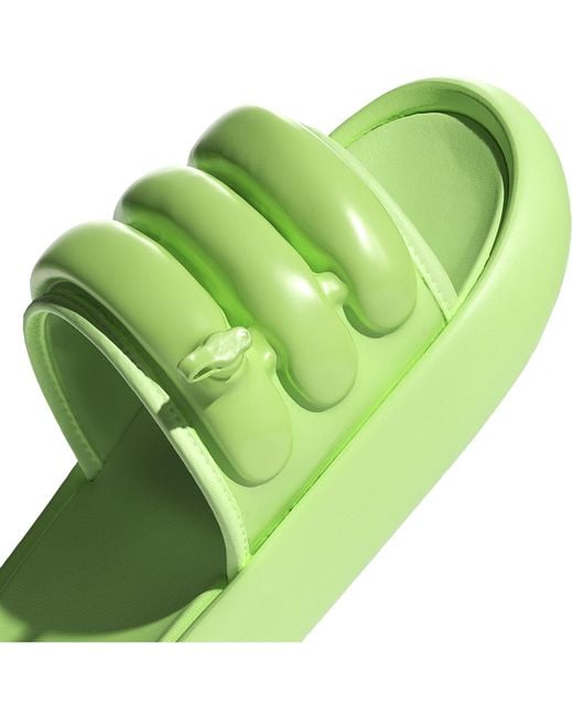 Adidas Green Adilette Zplaash Slider Slipper