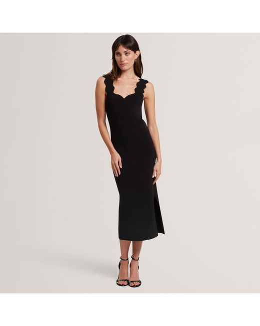 Ted Baker Black Knit Bodycon Dress