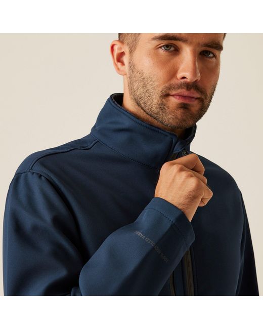 Regatta Blue H/M Softshell Jacket for men
