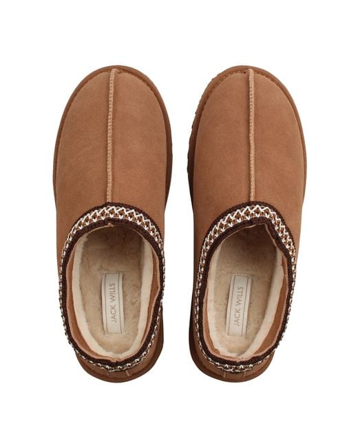 Jack Wills Brown Slip On Snug for men