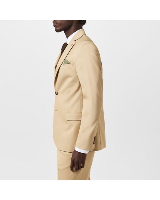 Twisted Tailor Natural Ellroy Slim Fit Jacket for men